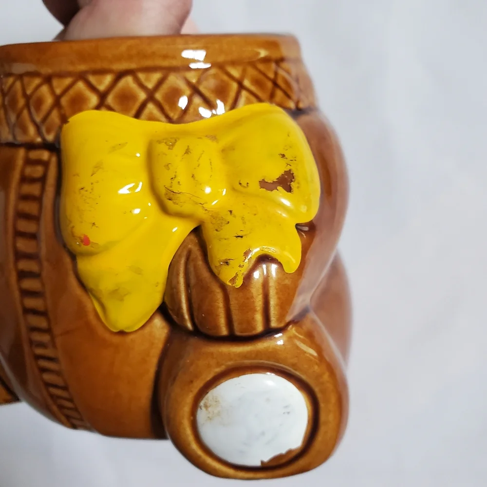 Vintage Teddy Bear Honey Jar